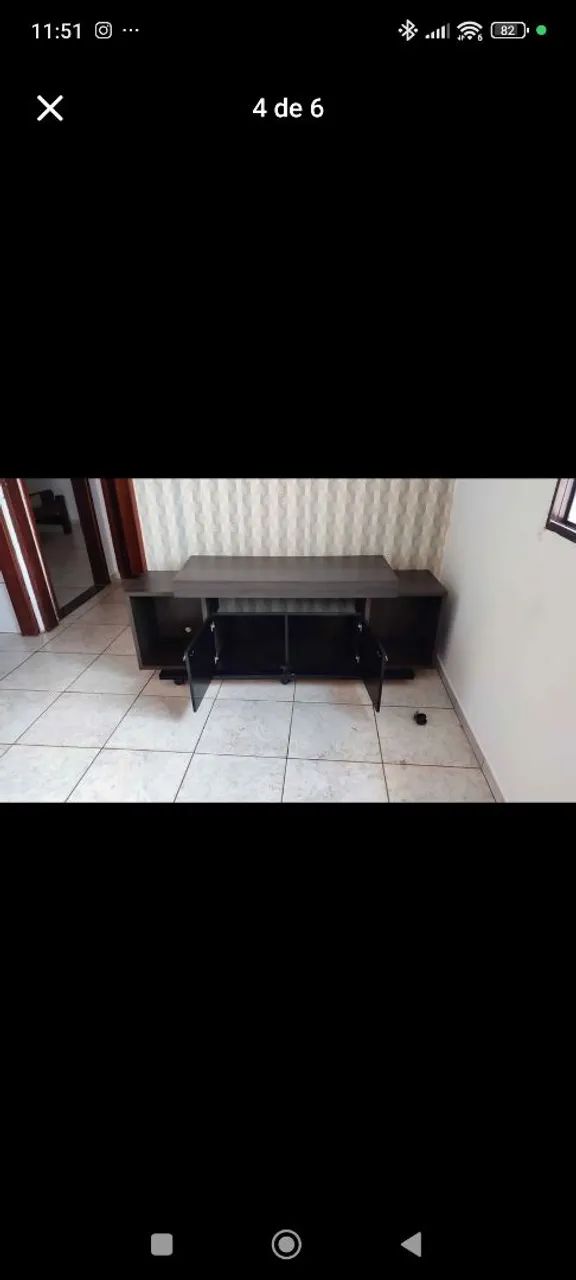 Rack para Sala (Madeira Tabaco/Imbuia) - Foto 4