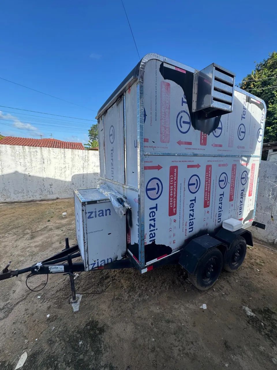 Trailer food truck