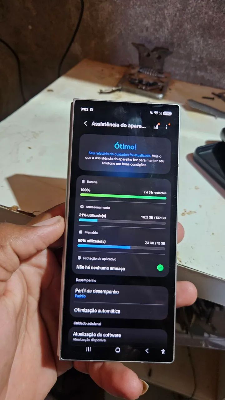 Zfold 6 tela quebrada! - Foto 5