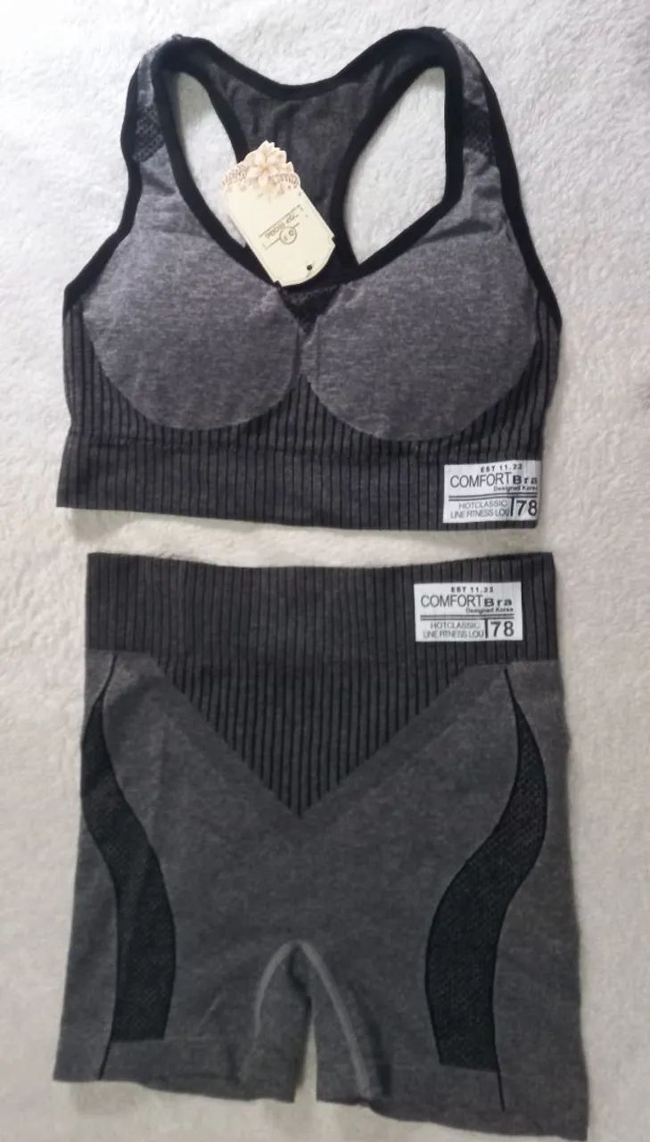 Conjunto fitness com empina bumbum - Foto 2