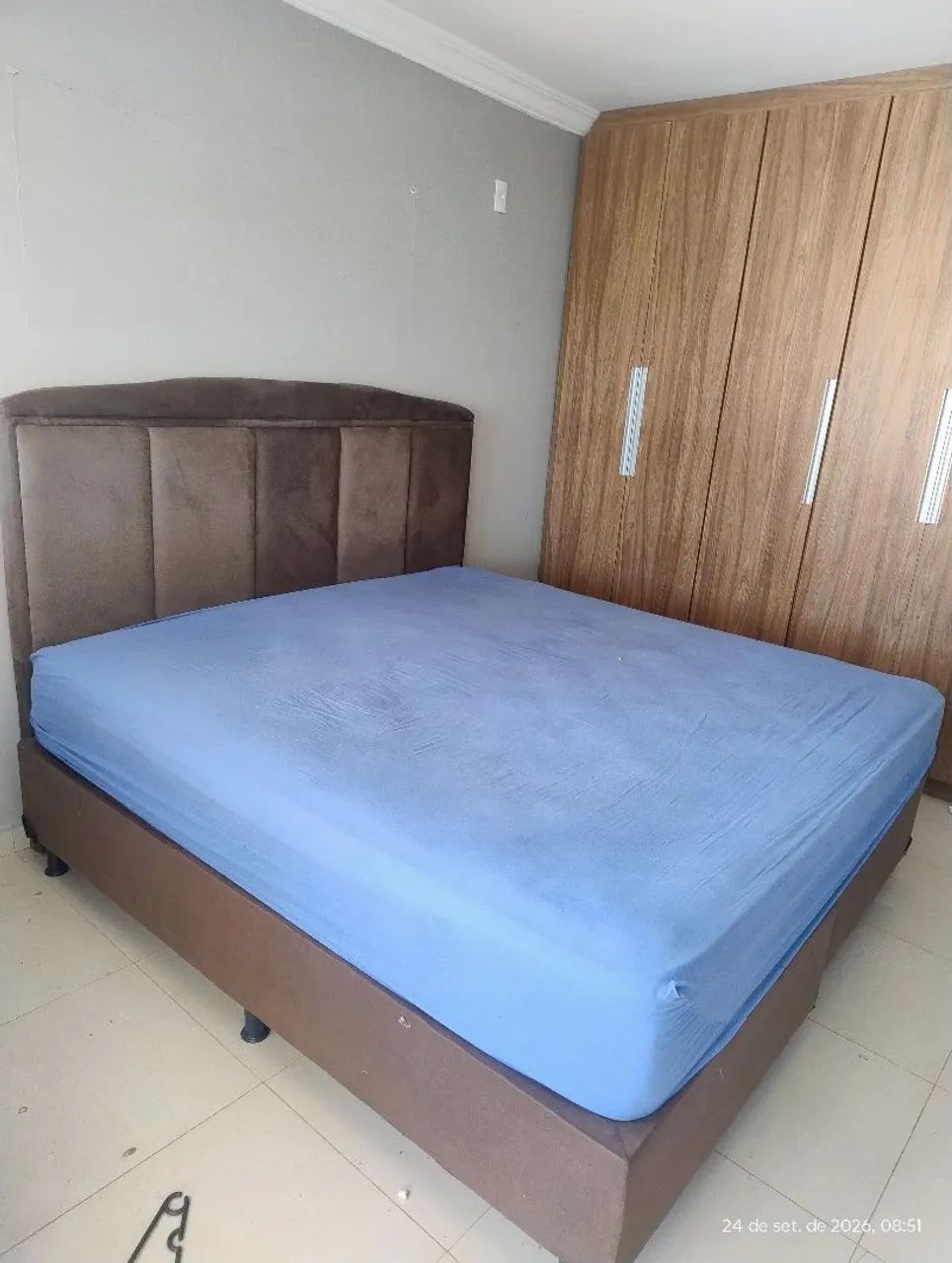 Cama  Box King com cabeceira  - Foto 2