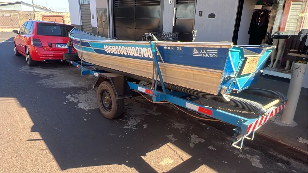 Barco Carreta motor 15 hp - Foto 4