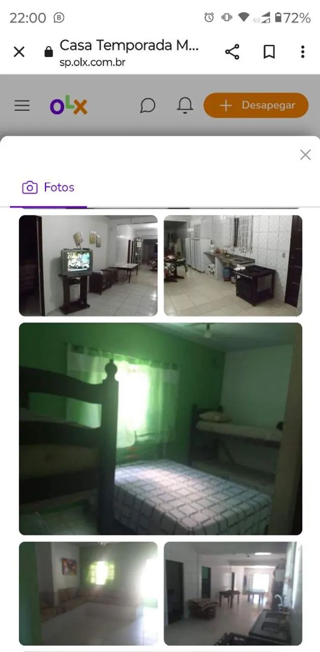Casa 3km Praia de Mongaguá/Itanhaem - Foto 3