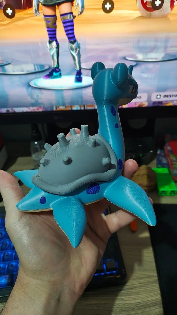 Boneco Action Figure Lapras Pokémon 12cm - Foto 3