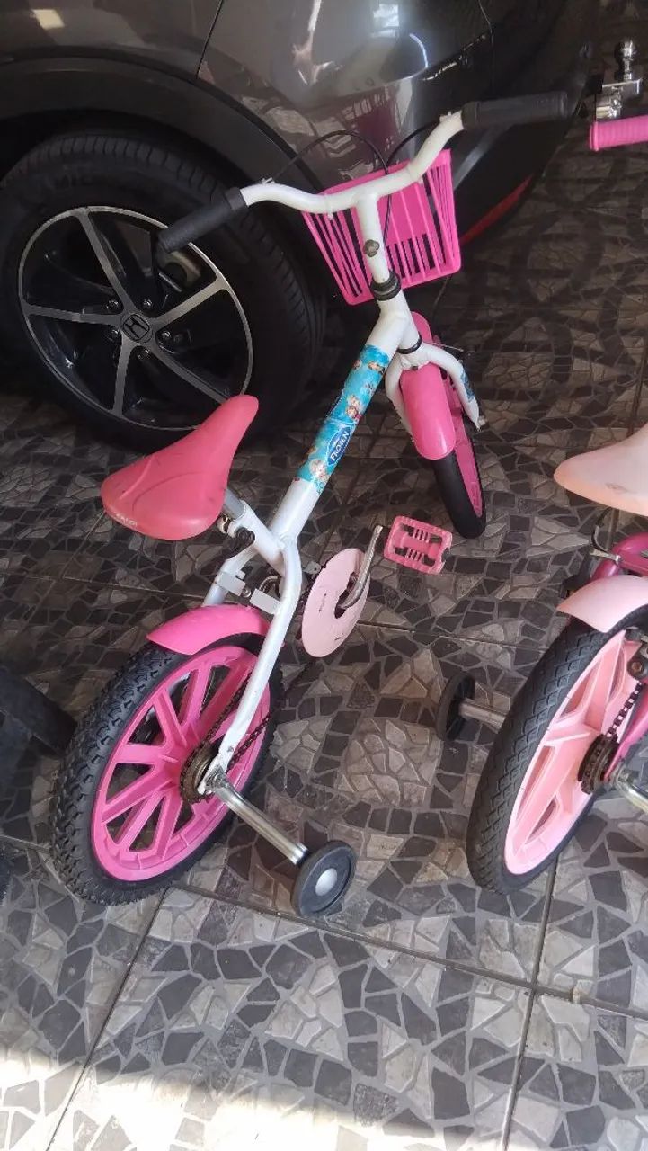 Bicicleta infantil rosa revisada  - Foto 4