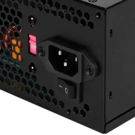 Fonte ATX 500W Real Get com Cabo de Força Bivolt Preto - Foto 2