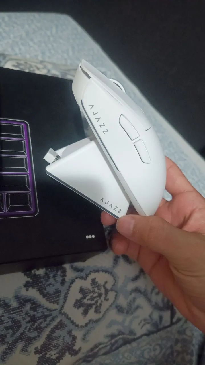 Teclado magnético e mouse ajazz 2.4ghz - Foto 2