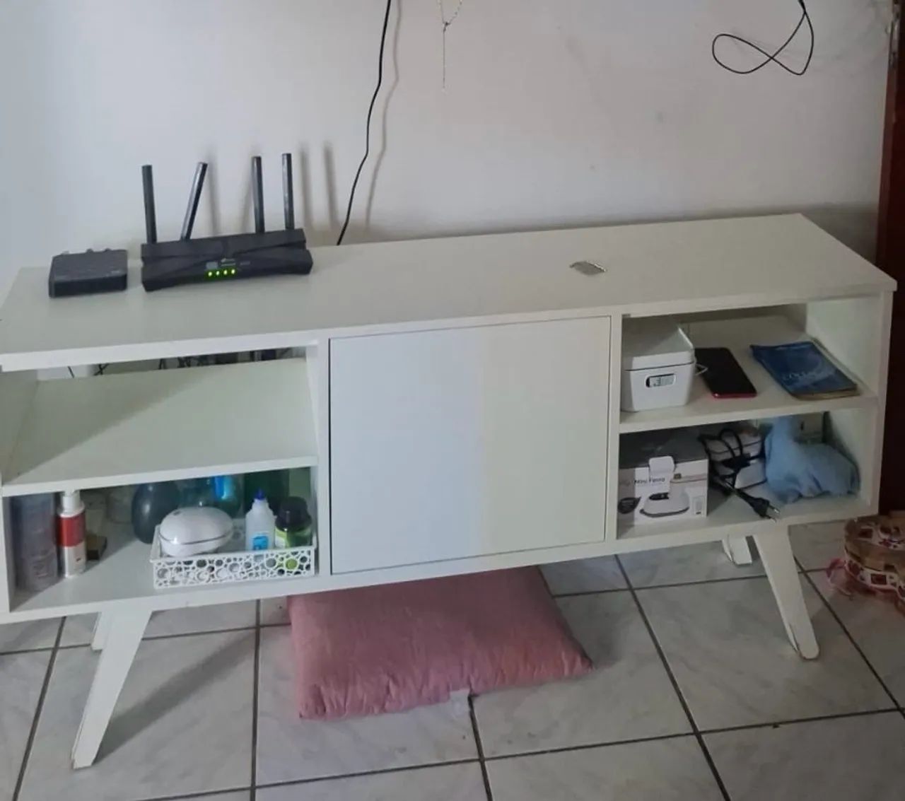 Rack em MDF Branco