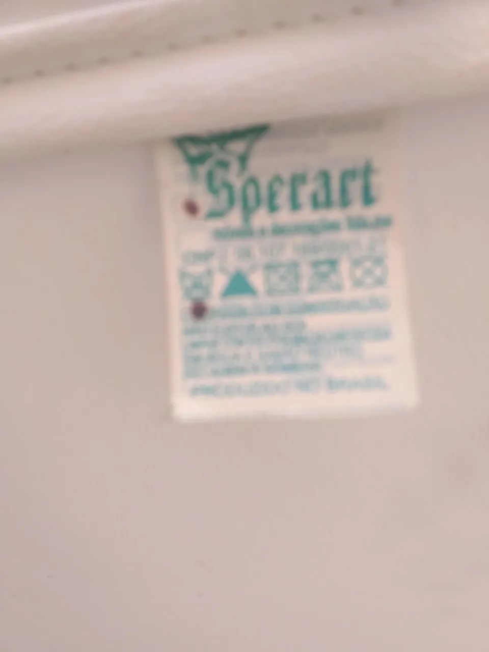 POLTRONA BRANCA BRAÇOS DE METAL CROMADO SPERART MARCA TOP DE MÓVEIS  SUPER CONSERVADA  TOP - Foto 2
