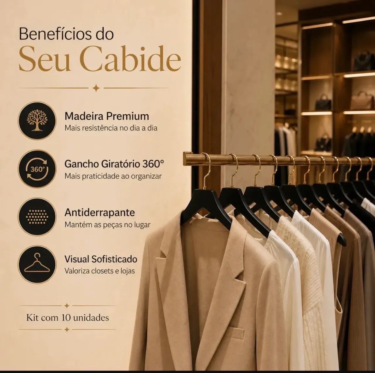 Cabides de luxo  - Foto 4