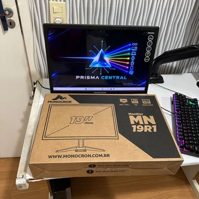 Monitor 19 Polegadas Monocron 75hz Hdmi Vga Led 1440x900 Office - Foto 3