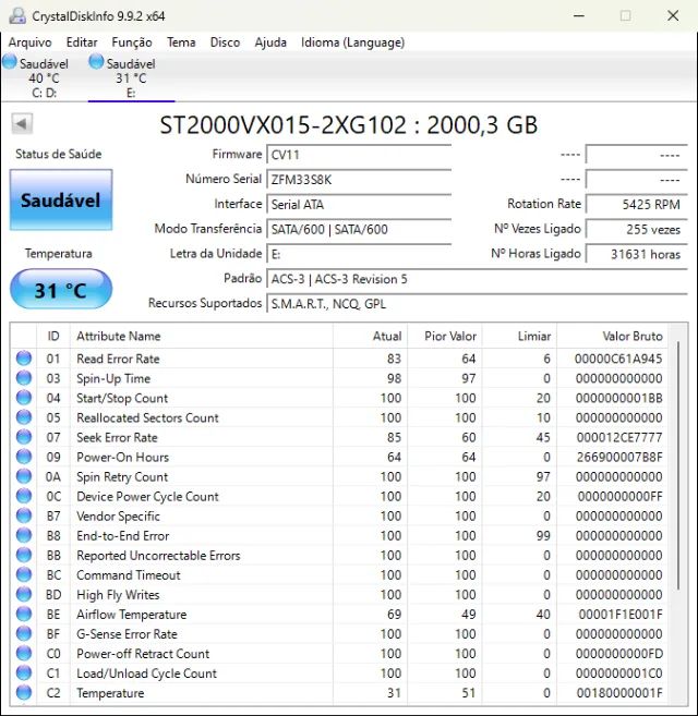 Permuto Disco HDD 2TB para Desktop