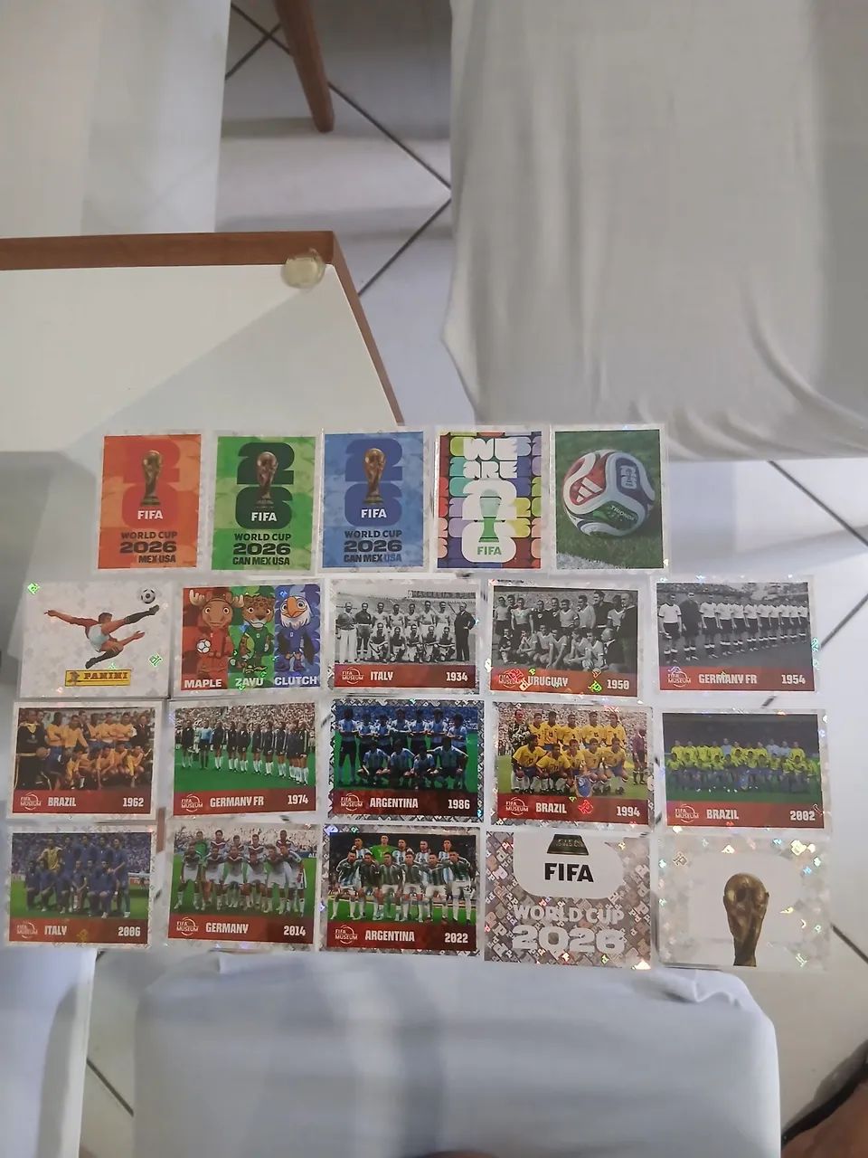 Lote com todas figurinhas fwc copa 2026