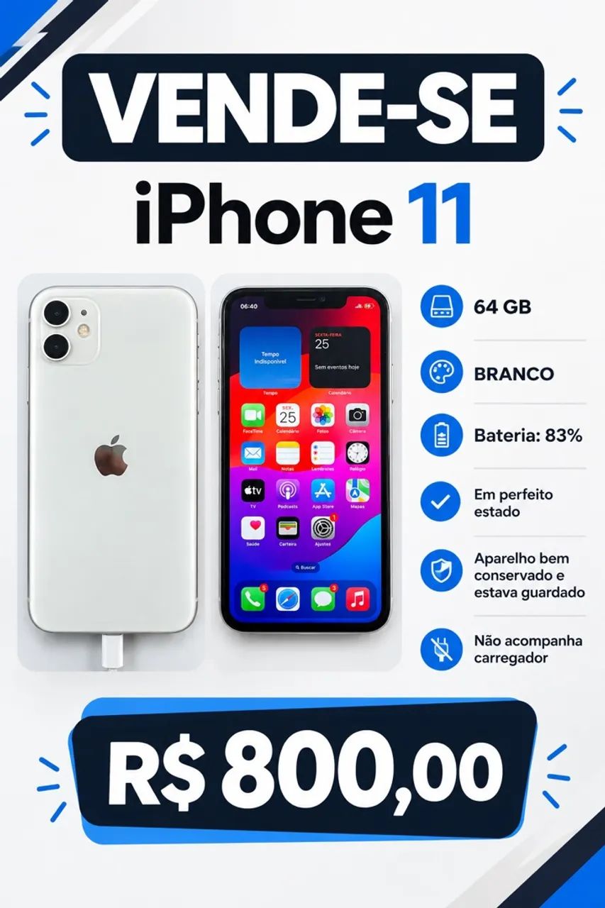 iPhone 11 - 64GB - Foto 3
