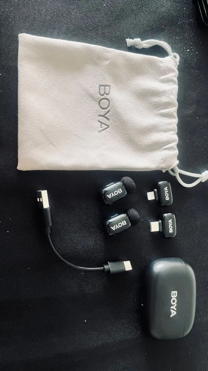 Microfone de Lapela - Boya Mini (Lightning e USB-C) - Foto 2