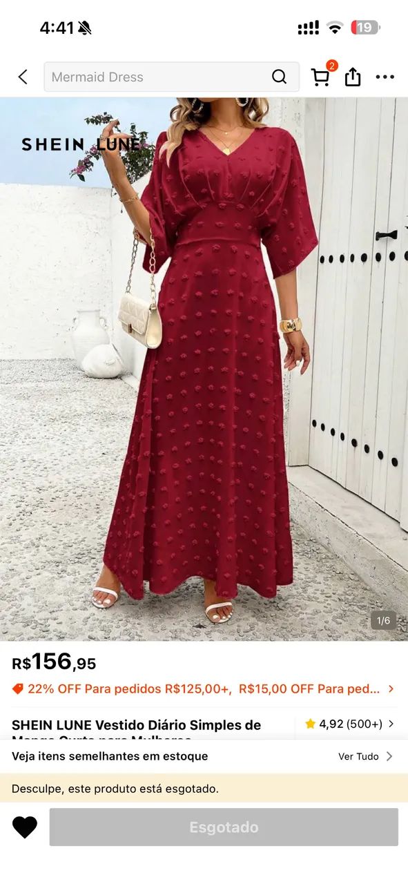 Vestido vermelho - Foto 2