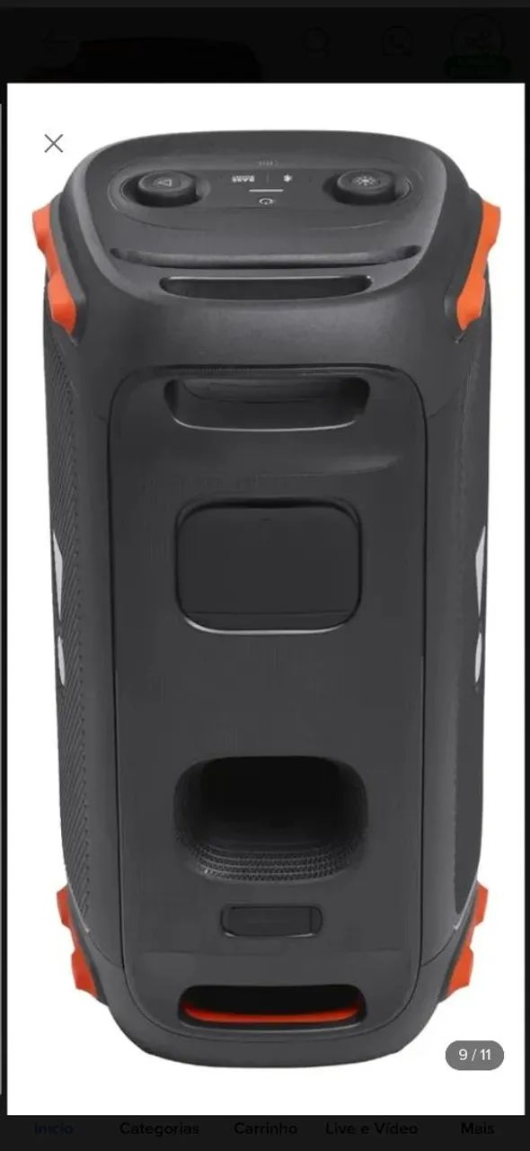 Vendo caixa jbl partybox