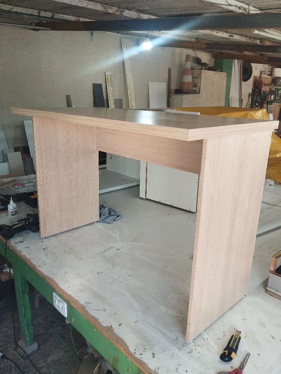 PROMOÇÃO IMPERDÍVEL- MESA EM MDF CLARA - Foto 4