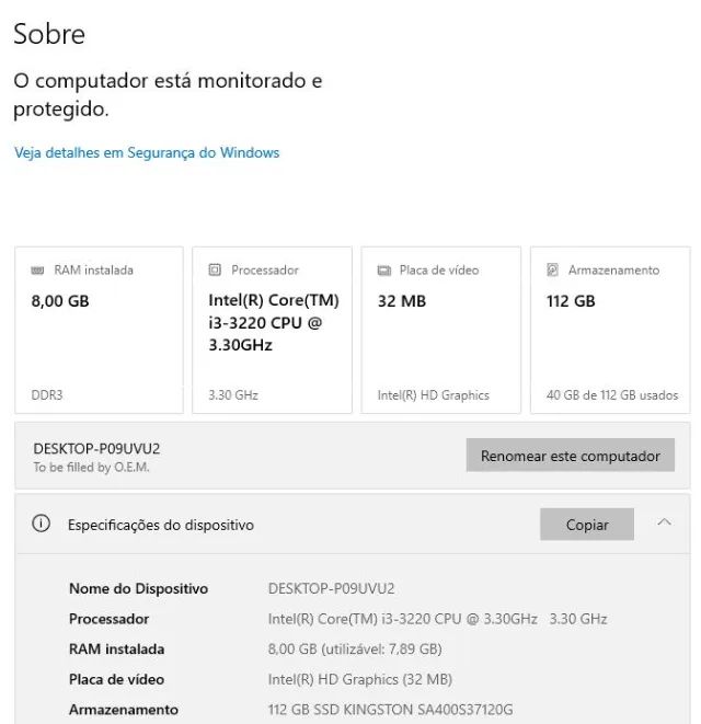 PC i3 3rd Gen | 8GB RAM | SSD 120GB | Windows 10 & Office - Foto 5