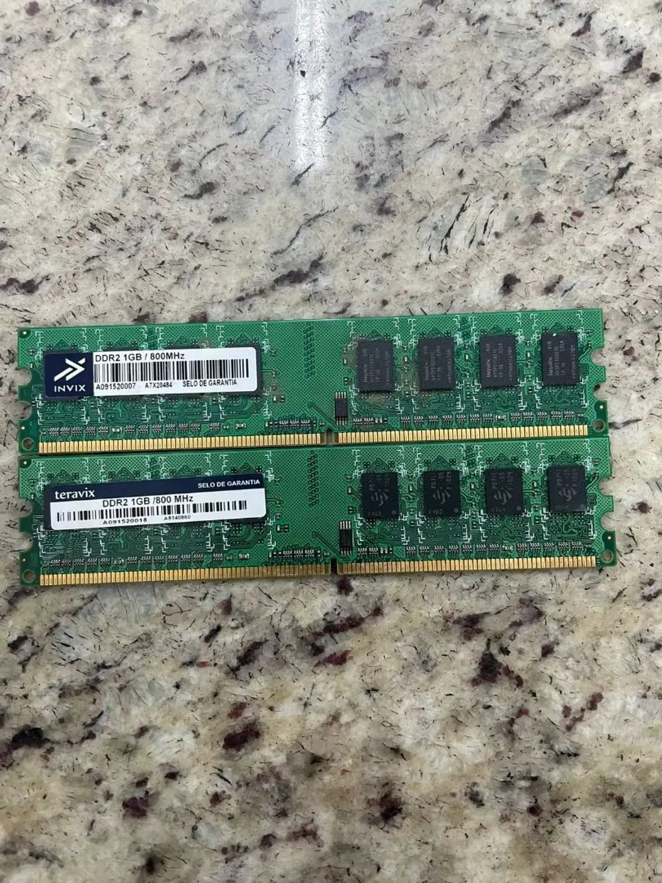Memória RAM DDR2 1gb