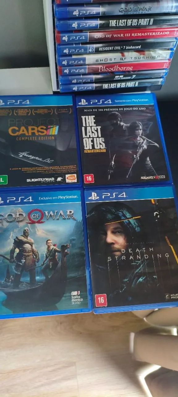 Jogos ps4 usados 