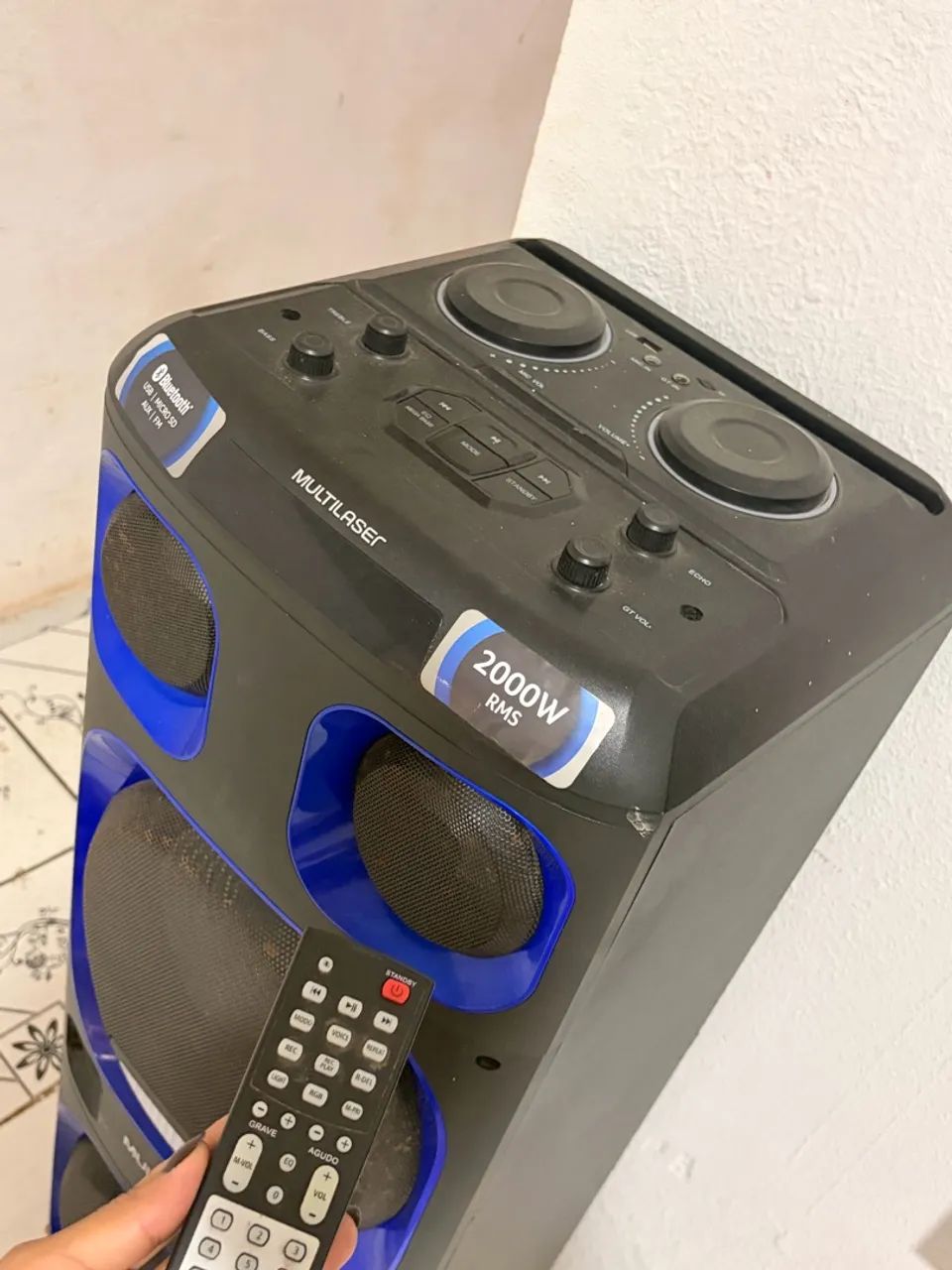Caixa de Som Multilaser 2000W RMS  - Foto 3