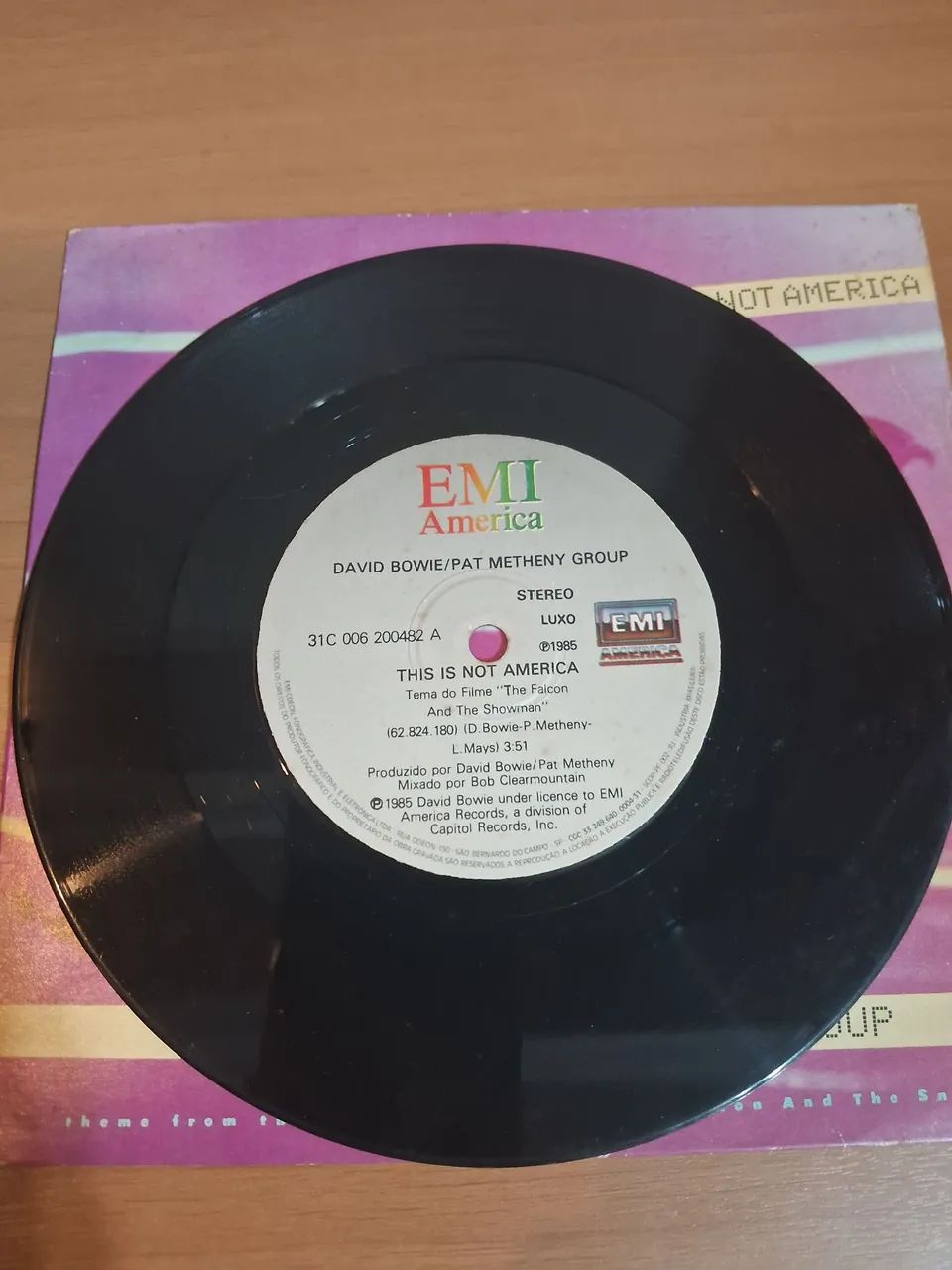David Bowie/Pat Metheny Group - This is Not America  - vinil comoacto - Foto 3
