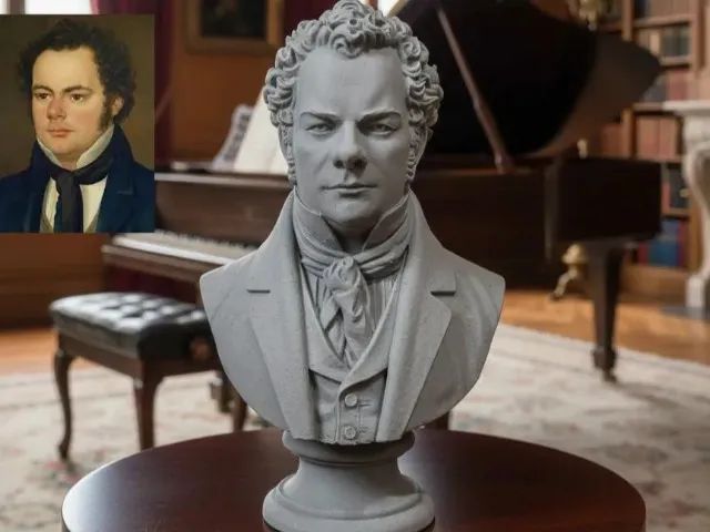 Busto 3D - Schubert - Foto 2