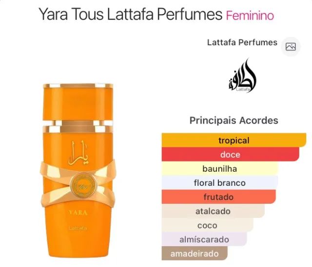 Perfume Arabe Lattafa Yara Collection 4 × 25 Ml - Foto 5