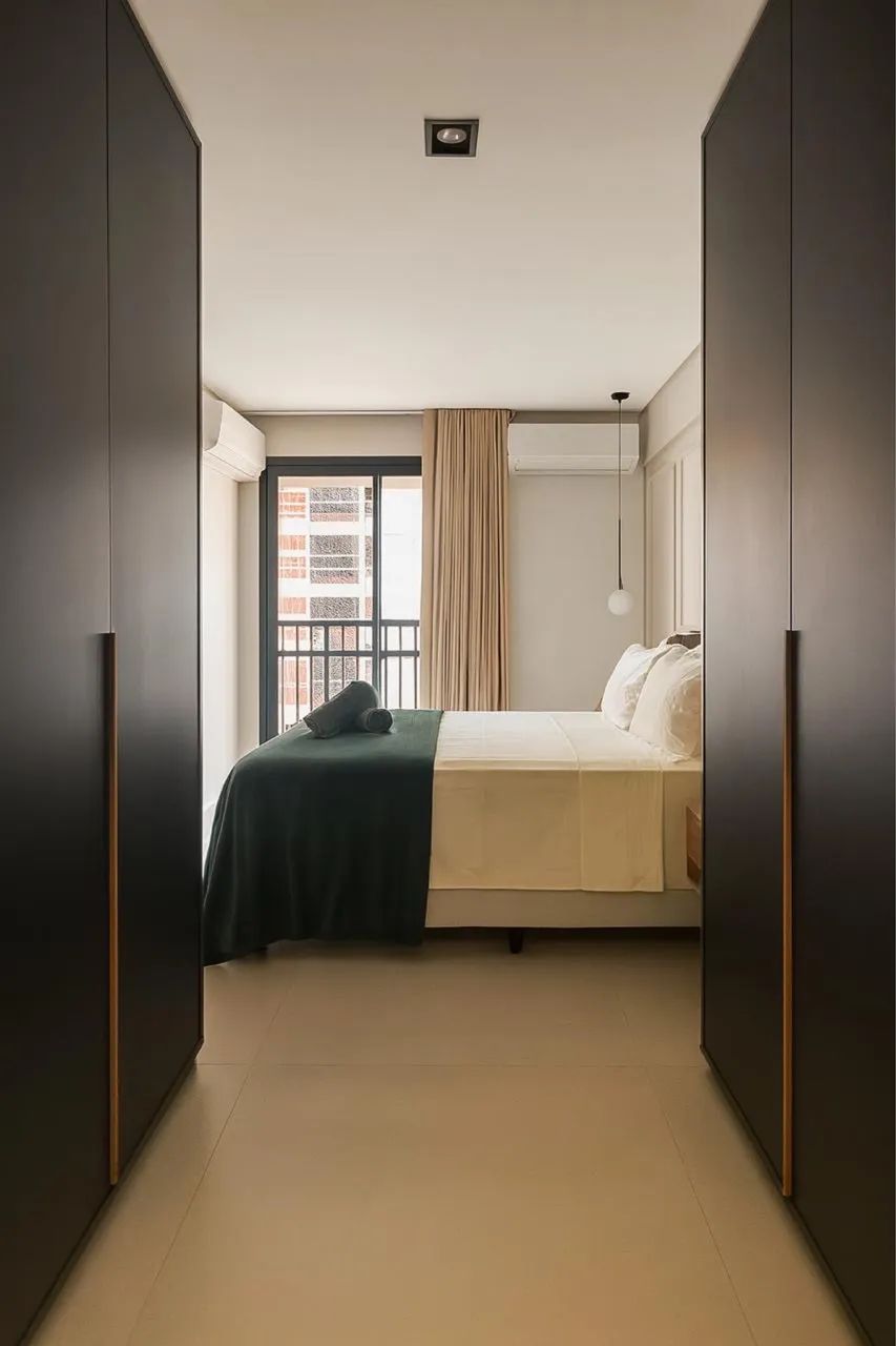 HUB COMPACT LIFE - 50 m² - MOBILIADO E DECORADO - 1 QUARTO + VARANDA - Foto 4