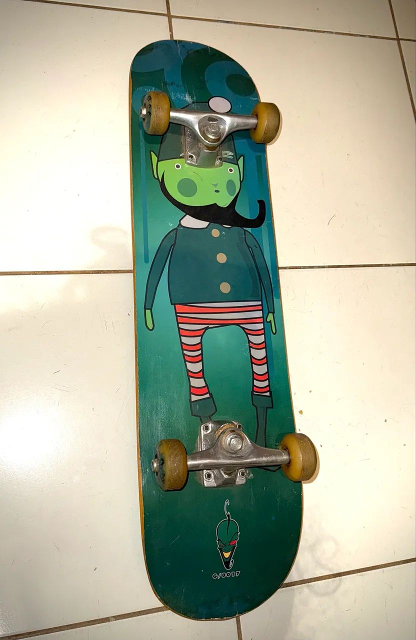 Skate Completo Duende Chili - Vintage (Anos 2000) - Bom Estado