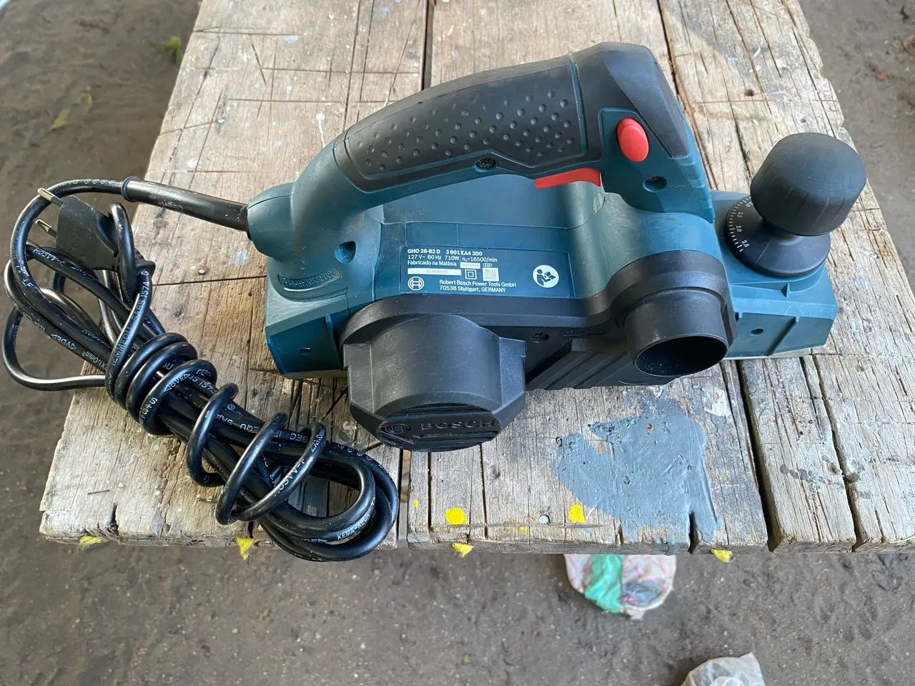 Plaina eletrica bosch
