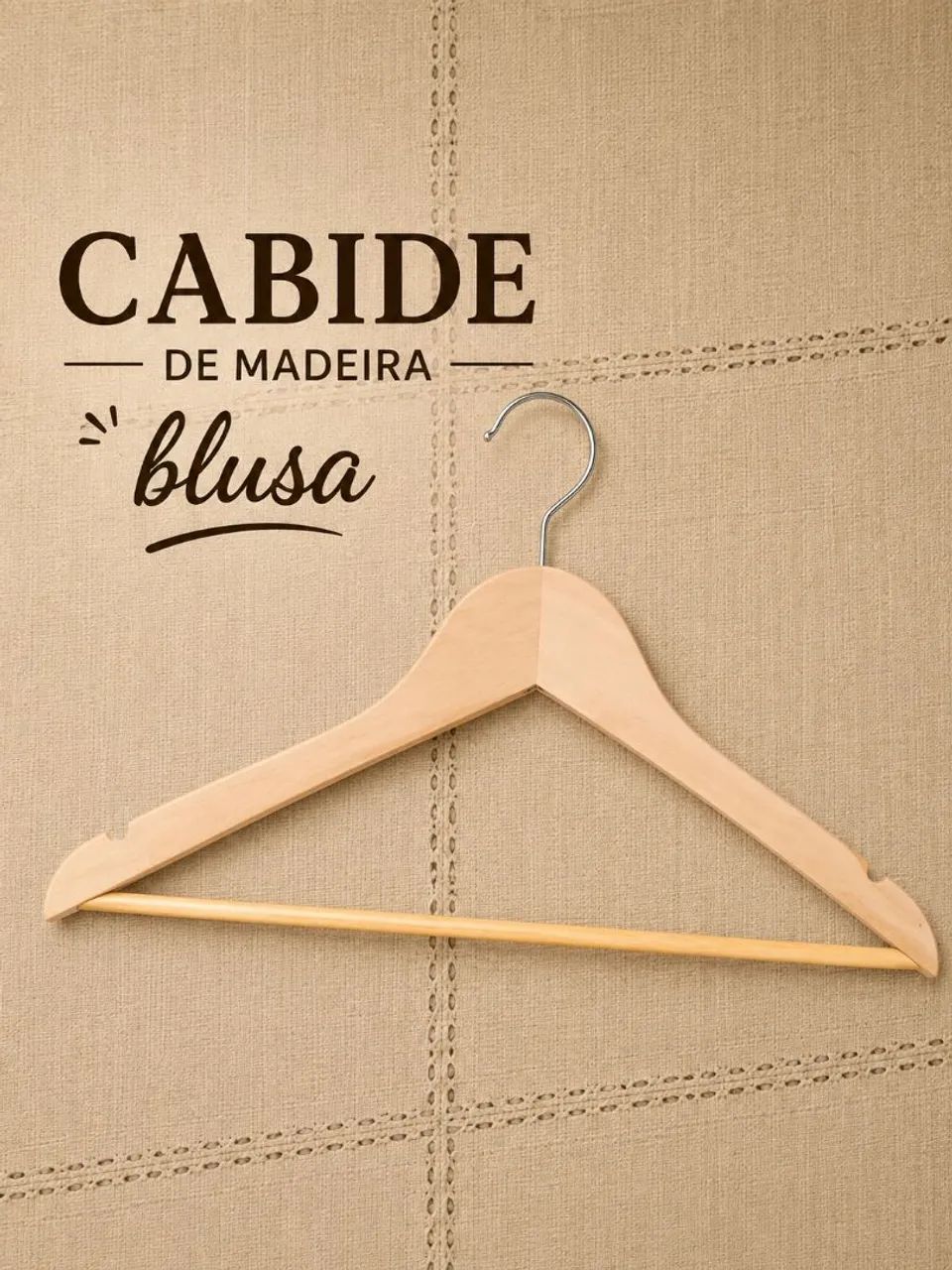 Cabides  (plastico/ acrílico/ madeira) - Foto 4