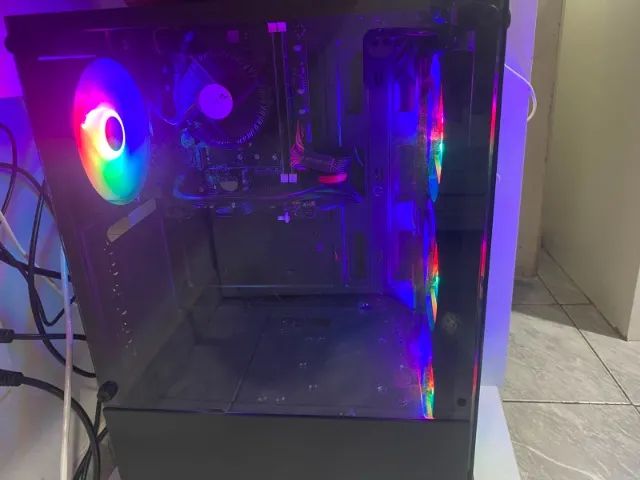 PC Home com Led e teclado Gamer.  - Foto 2