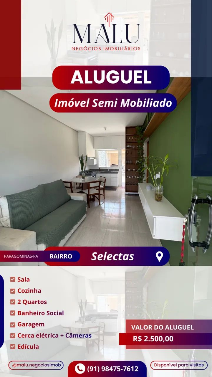 Imóvel semi mobiliado