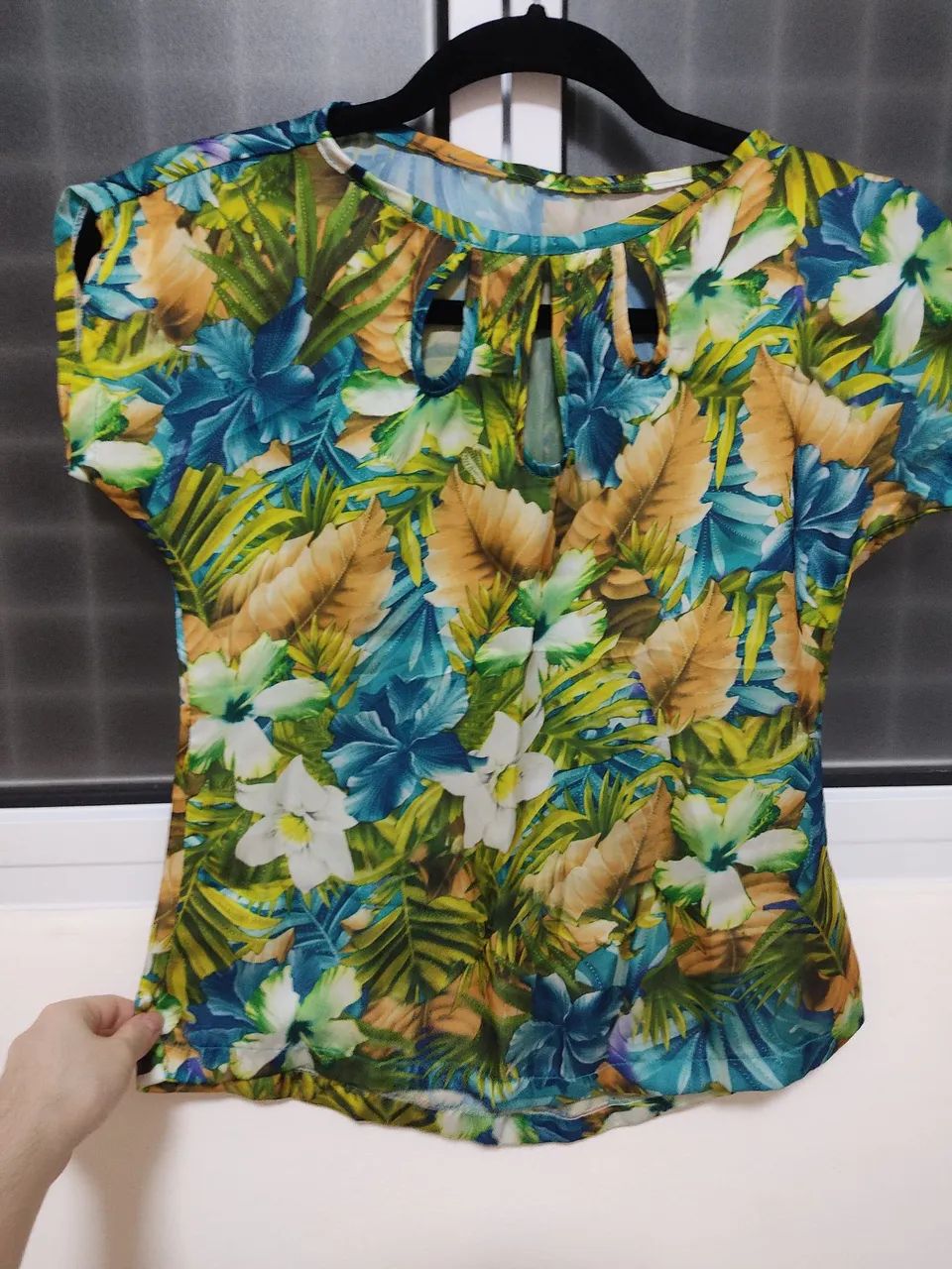 Blusa estampada seda - Foto 3