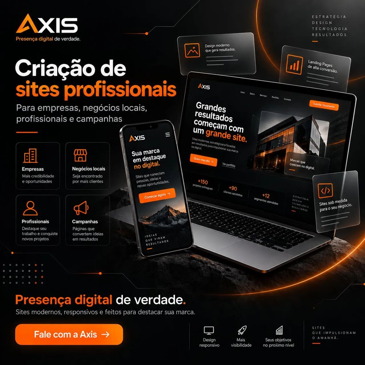 Crie seu site com a gente