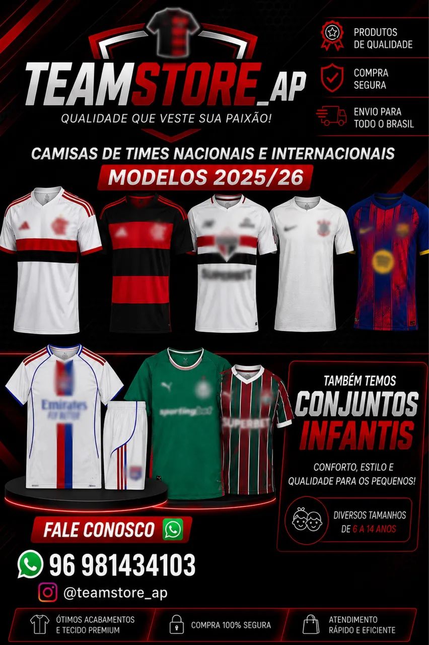 Camisas Flamengo - Foto 3