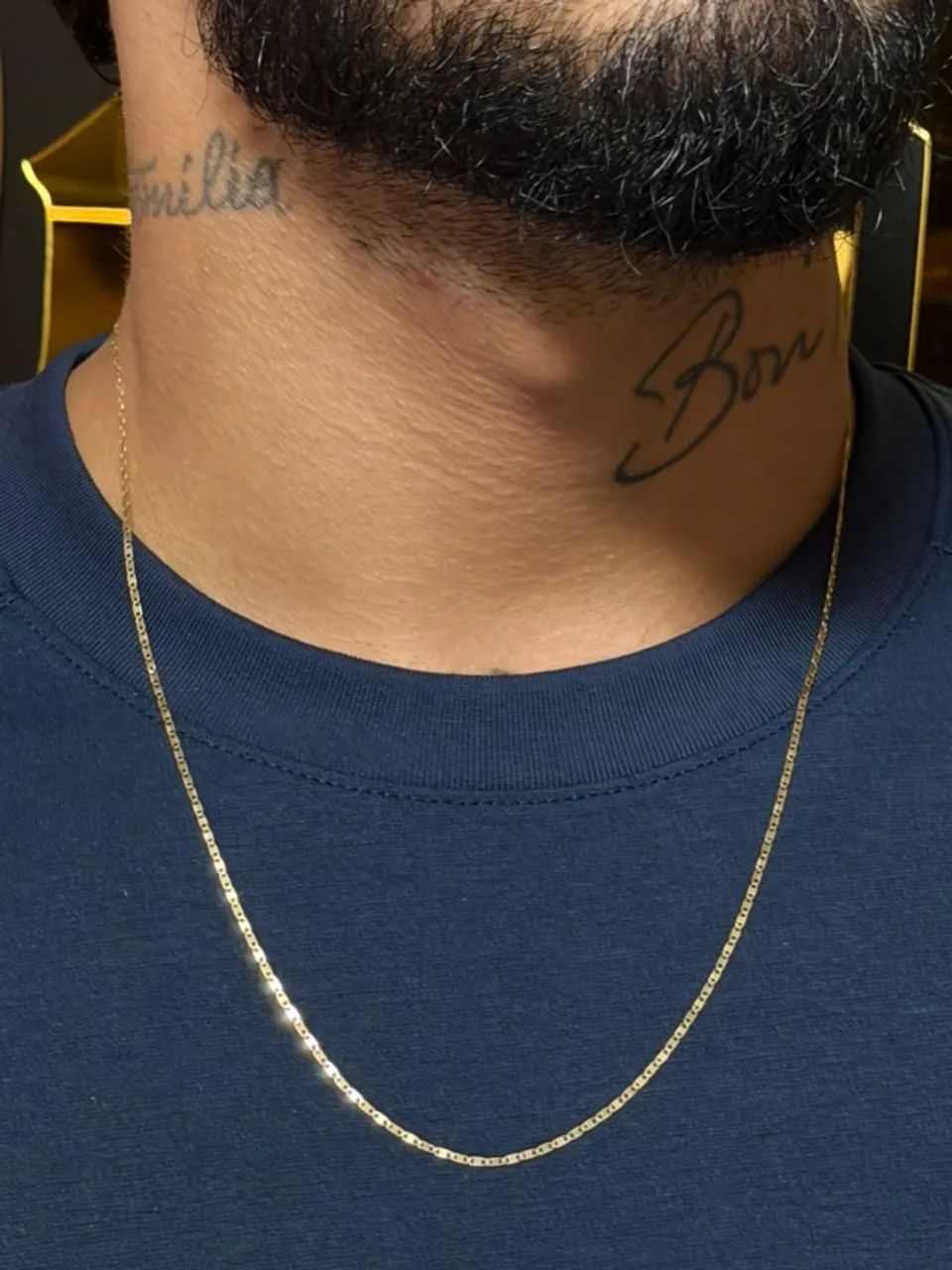 CORRENTE OURO 18K (PIASTRINE)