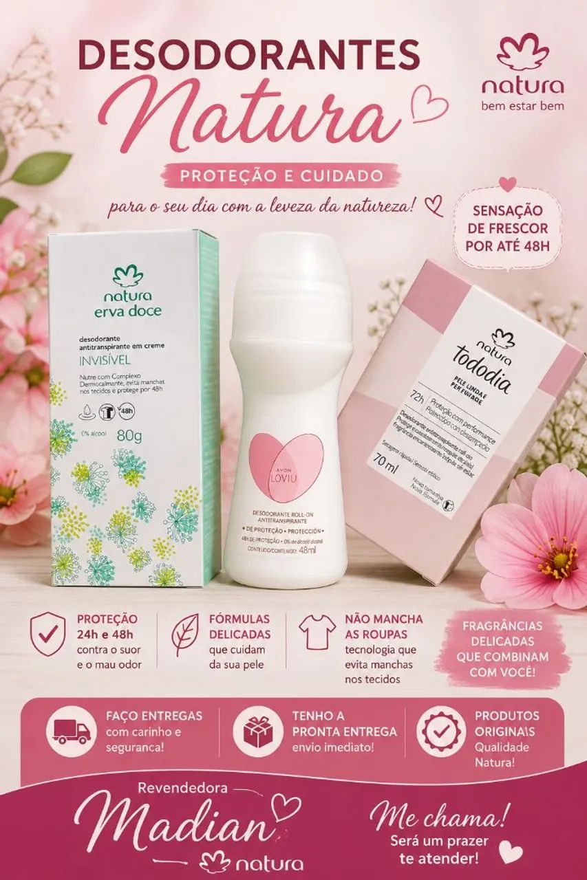 Produtos Natura e Avon