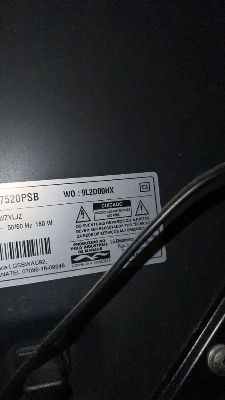 Tv LG 55 c/ controle smart - Foto 3