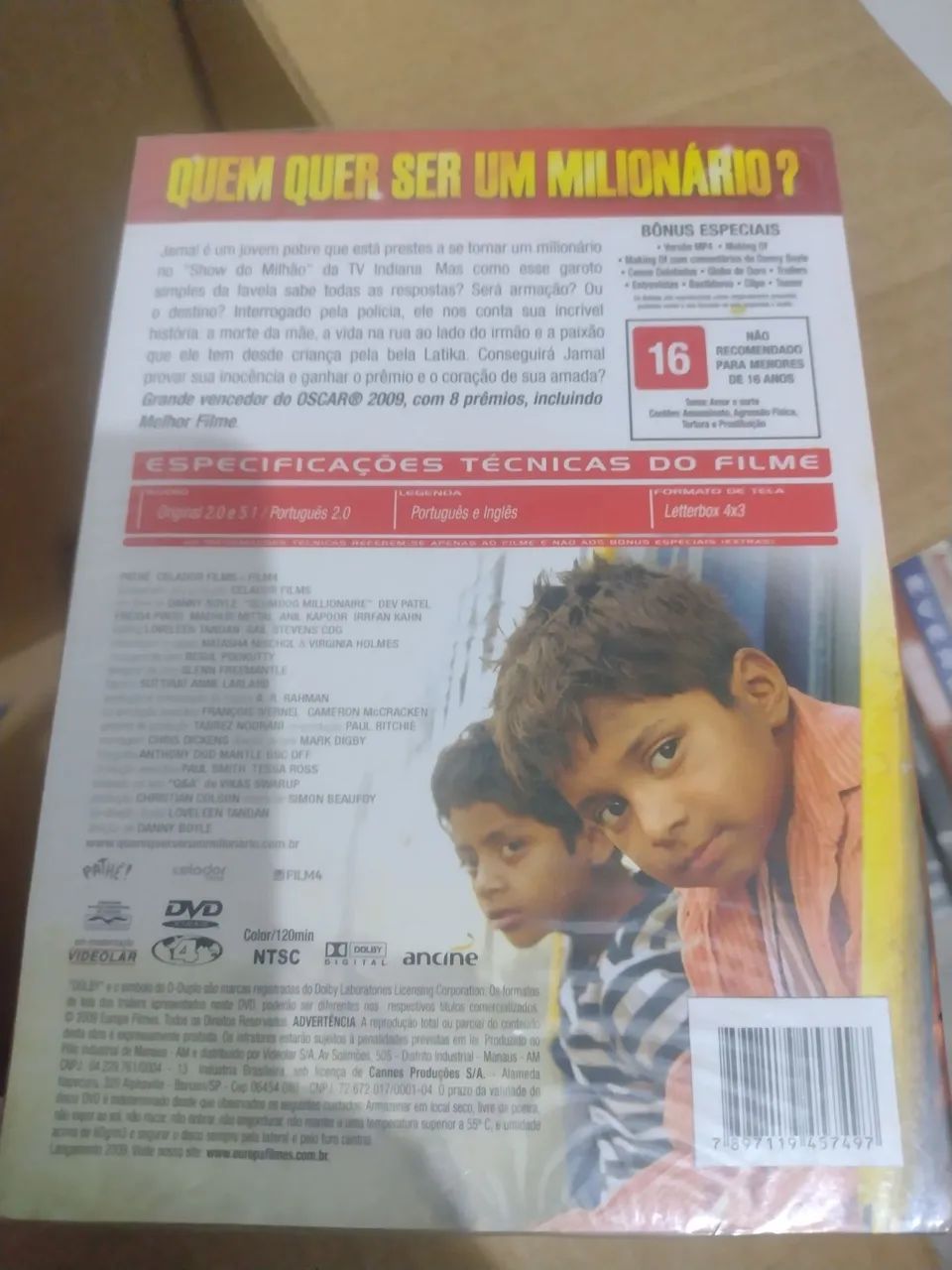 Dvd Duplo Quem Quer Ser Um Milionário? - Danny Boyle - Foto 2