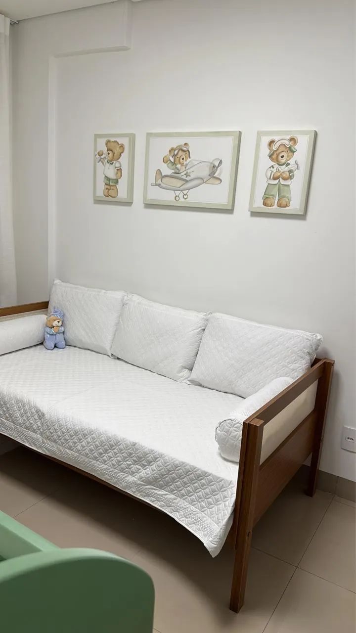 Cama de solteiro, sofa cama quarto de bebê