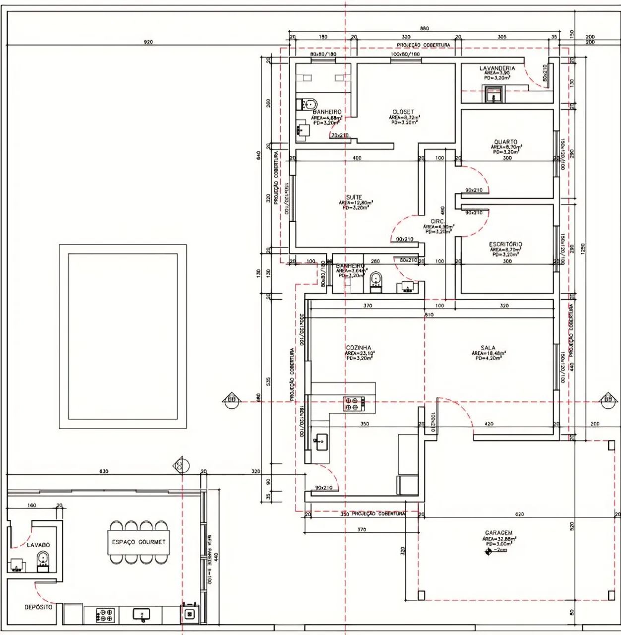 Casa Térrea Nova (Área Gourmet, Piscina e Suite Master) - Lote 400 m2 - Foto 2