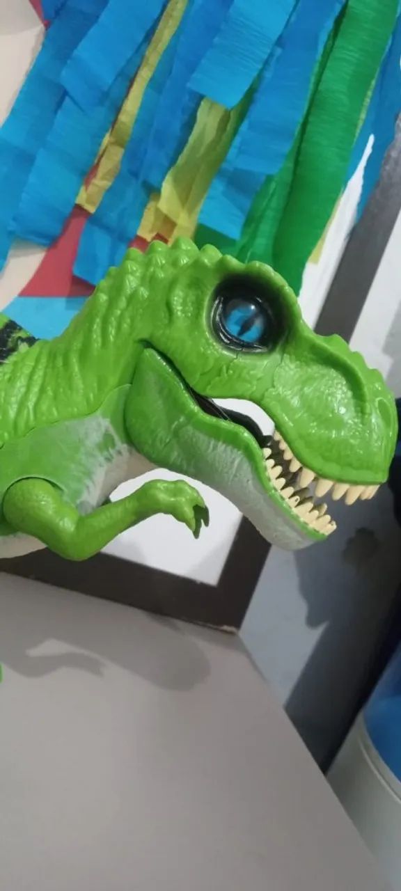 Boneco T-Rex robô alive funcionando - Foto 4