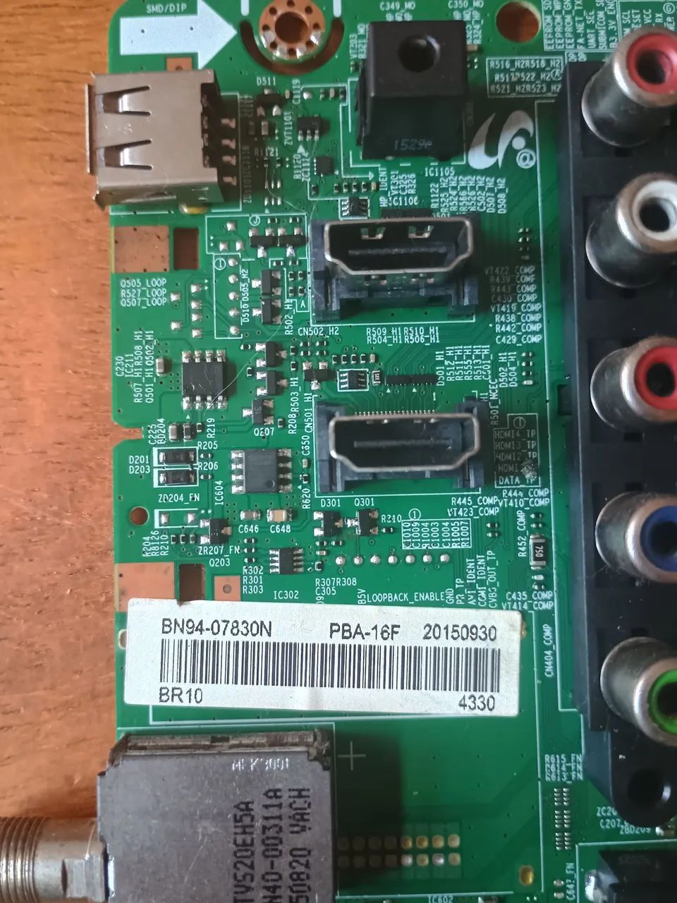 Placa de sinal Sansung UN32J4000AG - Foto 3