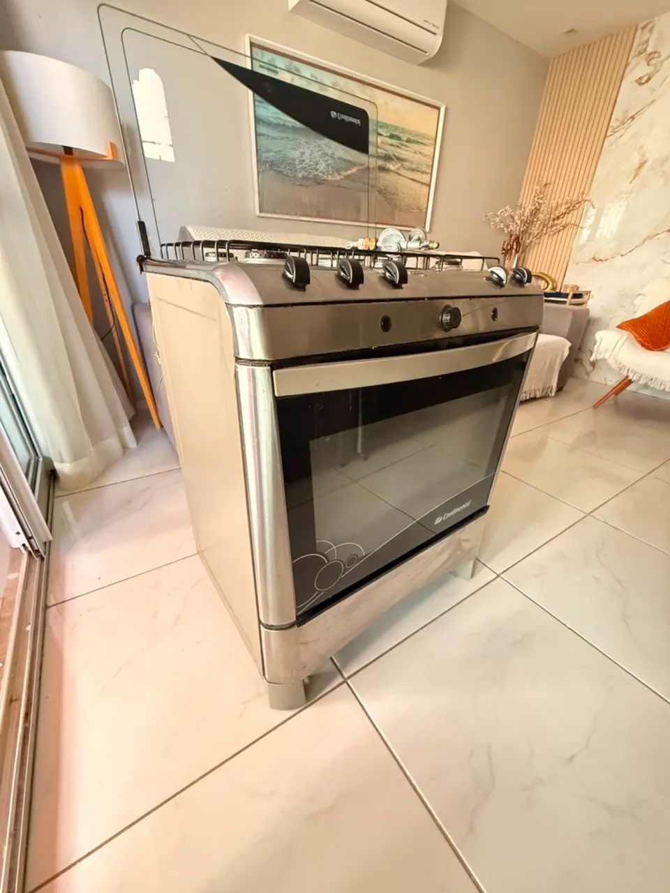 Fogão inox 5 bocas - Foto 3