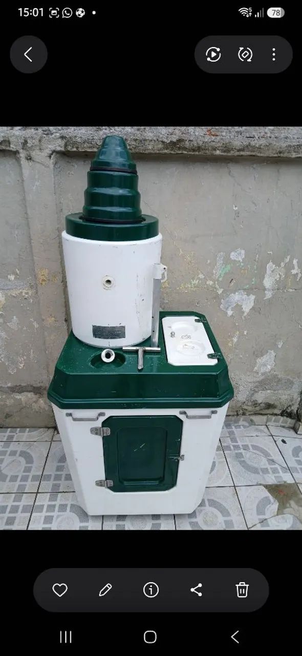 Carrinho de água de côco 
