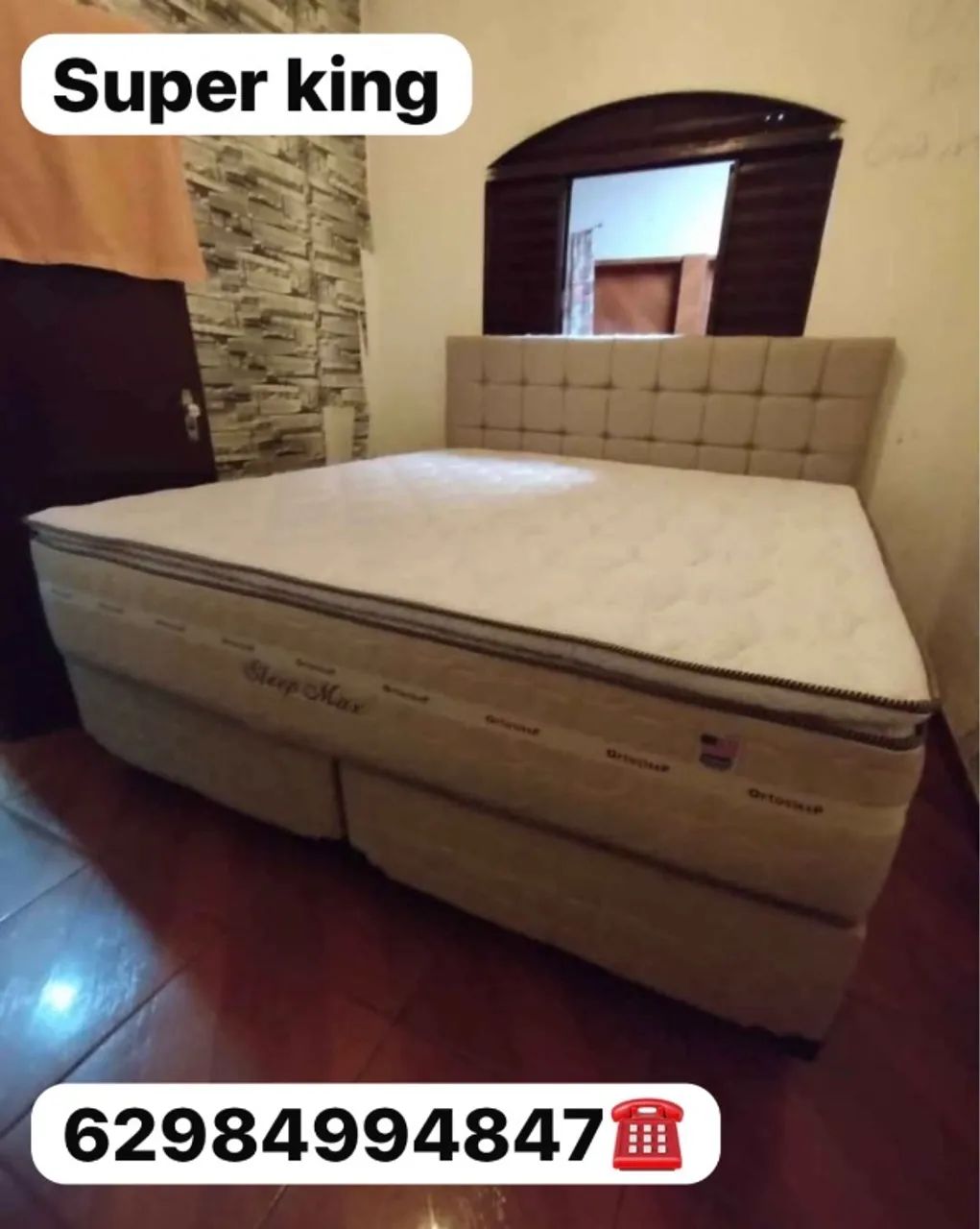 Cama King completo 