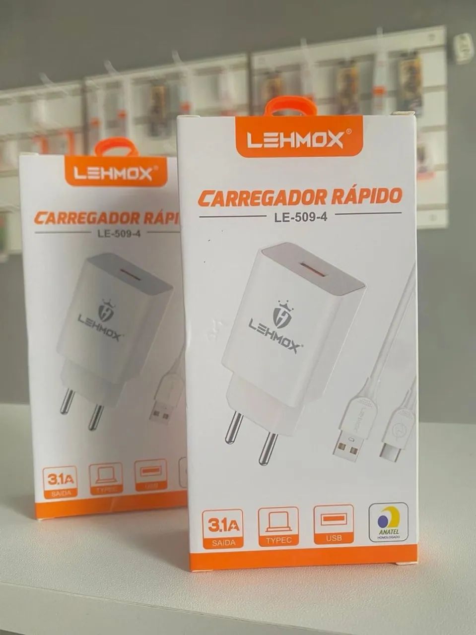 Carregador Lehmox Tipo-C - Foto 2